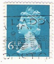 Queen Elizabeth stamp 6 1/2 p
