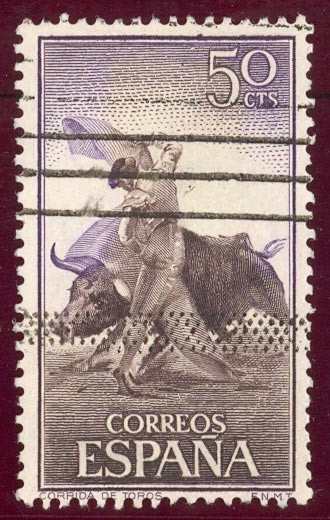 1960 Fiesta Nacional. Tauromauia- Edifil:1258