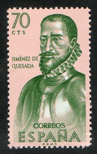 1455-  Forjadores de América. Gonzalo Jiménez de Quesada.