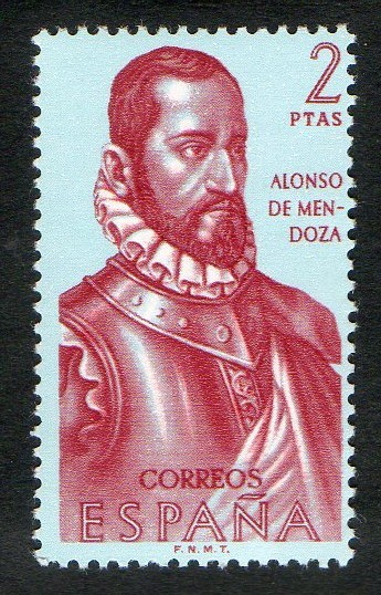 1458-  Forjadores de América. Alonso de Mendoza.