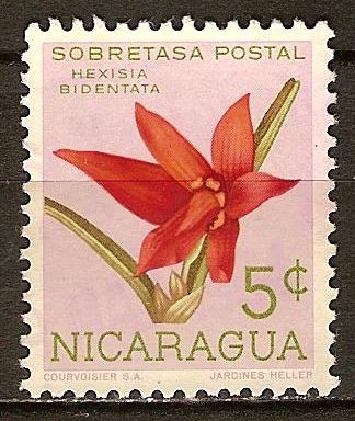 Impuesto obligatorio. Orquídeas de Nicaragua. 
