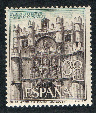 1644- Serie turística. Arco de Santa Maria. Burgos.