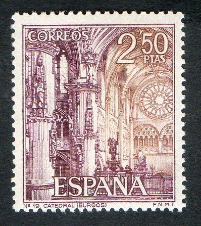 1649-  Serie turística. Catedral de Burgos.