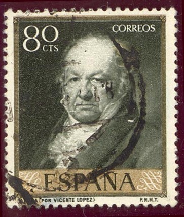 1958 Goya (por Vicente Lopez)  - Edifil:1215