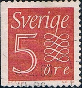 CIFRAS 1957. DENTADO A 3 LADOS Y&T Nº 416a