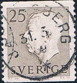GUSTAVO VI ADOLFO 1957. Y&T Nº 421