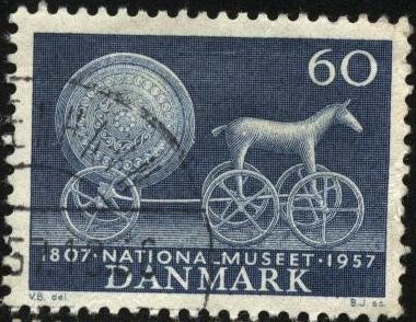 150 años de la fundación del Museo Nacional de Dinamarca. 1957. 60 ores