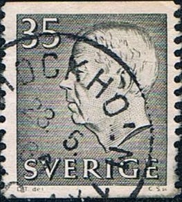 GUSTAVO VI ADOLFO 1961-68. Y&T Nº 468