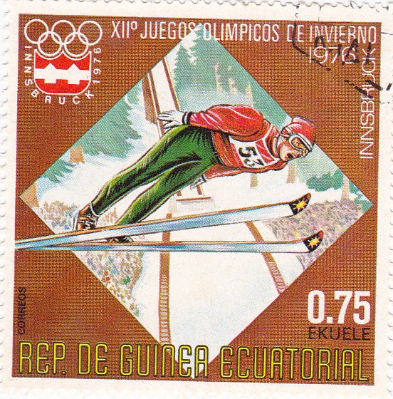 J.J.O.O. - INNSBRUCK-76  - Salto de esquí