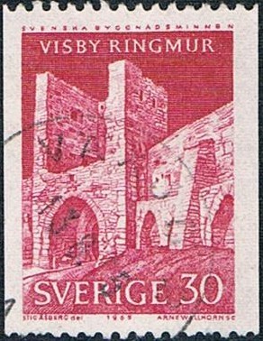 RUINAS DE VISBY. Y&T Nº 520