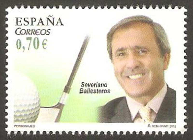 Severiano Ballesteros, deportista de golf