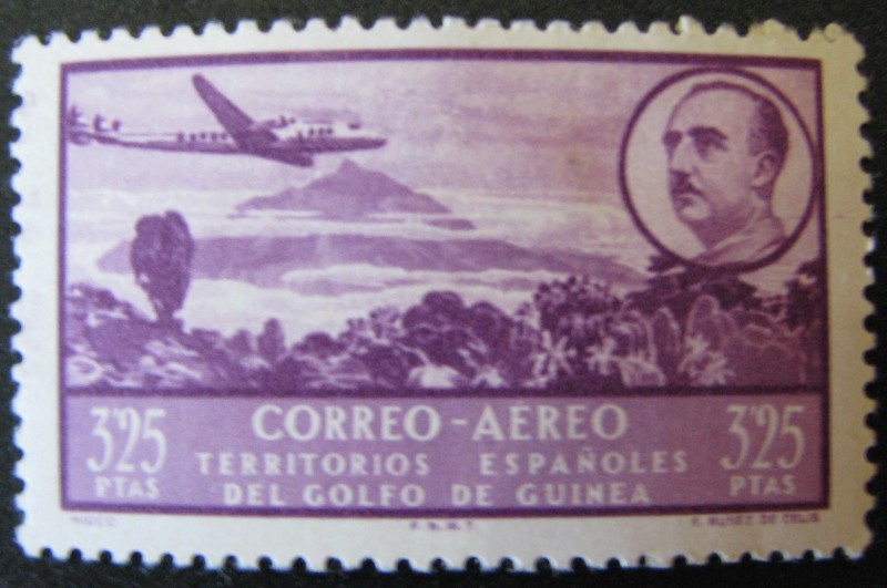 correo aereo golfo ginea franco