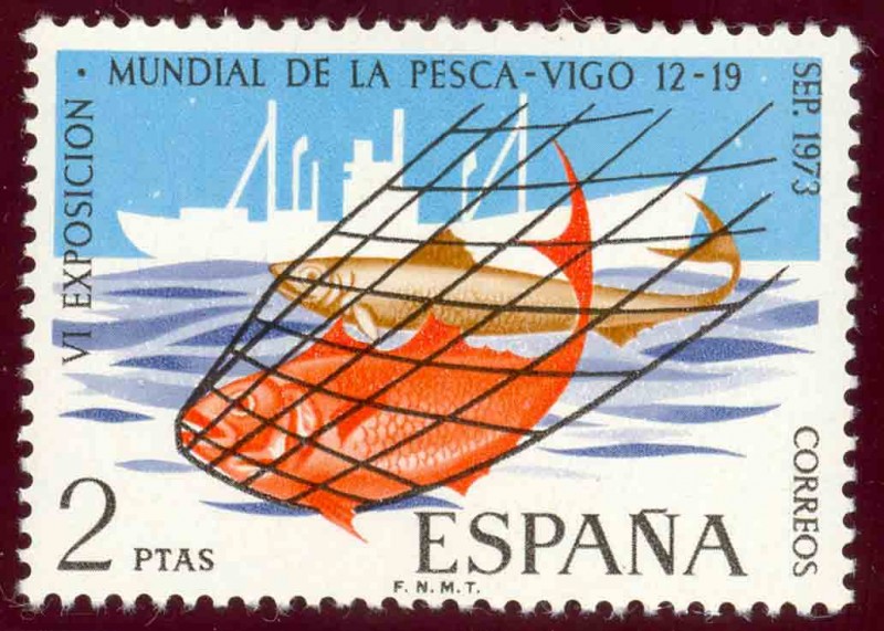 1973 VI Exposicion Mundial de la Pesca -  Edifil:2144