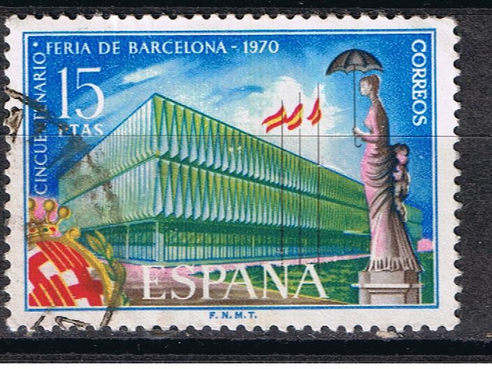 Edifil  1975  Cincuentenario de la Feria de Barcelona.  ·Palacio del Cincuentenario. 