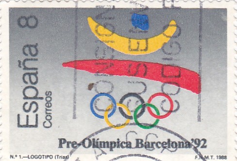 pre-olímpica Barcelona-92  -logotipo