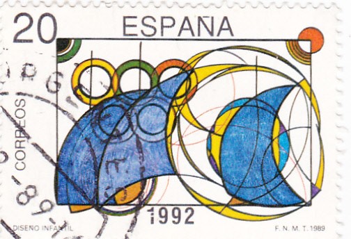 Olimpiada de Barcelona-92 Diseño infantil