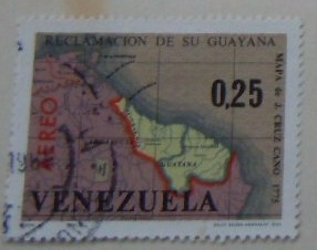 RECLAMACION DE SU GUAYANA MAPA DE J. CRUZ CANO 1775
