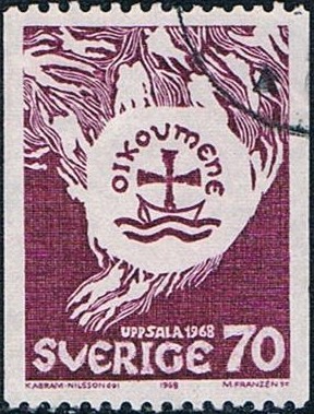 4ª ASAMBLEA GENERAL DEL CONSEJO MUNDIAL DE LAS IGLESIAS, EN UPPSALA. Y&T Nº 595