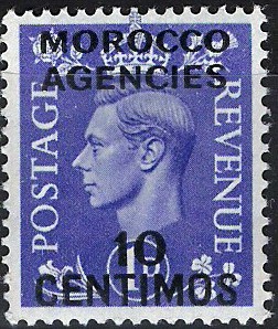 Jorge VI  , colonias (Marruecos)