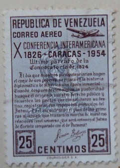 X CONFERENCIA INTERAMERICANA 1826-CARACAS-1954