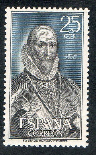 1705- Personajes españoles. Álvaro de Bazán ( 1526-1588 ).