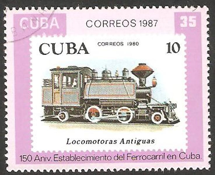 150 anivº del establecimiento del Ferrocarril en Cuba