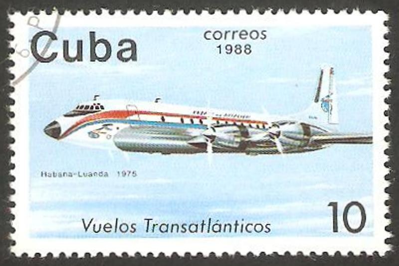 2852 - Vuelo Transatlántico, Habana Luanda