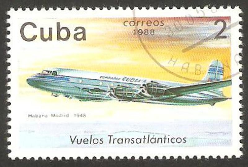 2849 - Vuelo Transatlantico, Habana Madrid