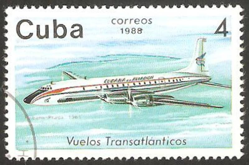 2850 - Vuelo Transatlántico, Habana Praga
