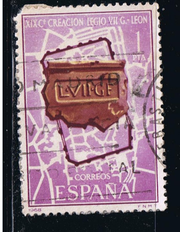 Edifil  1871  XIX Centenario de la Legio VII Gémina, fundadora de León.  