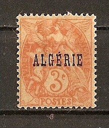Algeria - Departamentos Franceses./Papel amarillento.