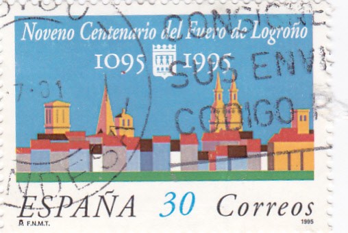 noveno centenario del Fuero de Logroño 1095-1995