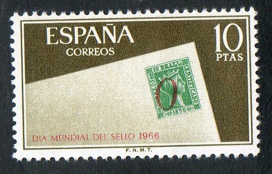 1725- Día mundial del Sello. Signo de porteo de Alicante.