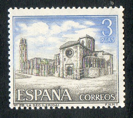 1734- Serie turística. Seo antigua ( Lérida ).