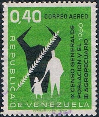 9º CENSO DE LA POBLACIÓN Y 3ER CENSO AGRARIO. Y&T Nº  A-731A