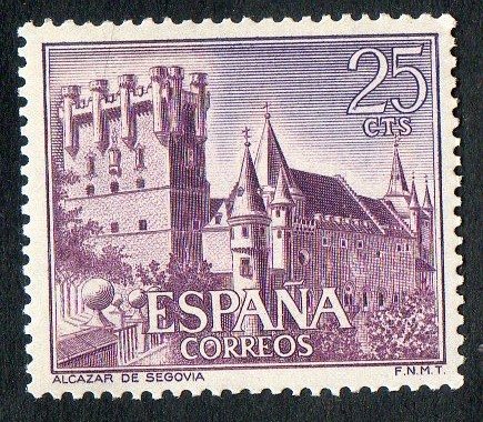 1739-  Castillos de España. Alcázar de Segovia.