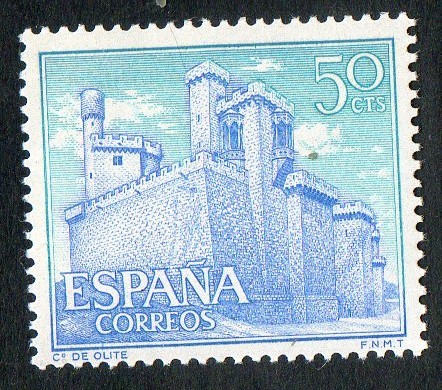 1741-  Castillos de España. Olite ( Navarra ).