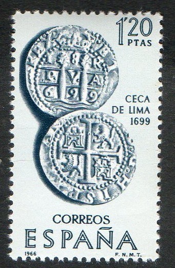 1753-  Forjadores de América. Ceca de Lima  (1699 ).