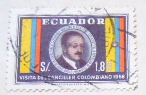 VISITA DEL CANCILLER COLOMBIANO 1958