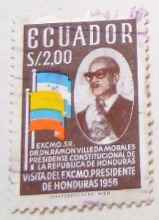 VISITA DEL EXCMO.PRESIDENTE DE HONDURAS 1958