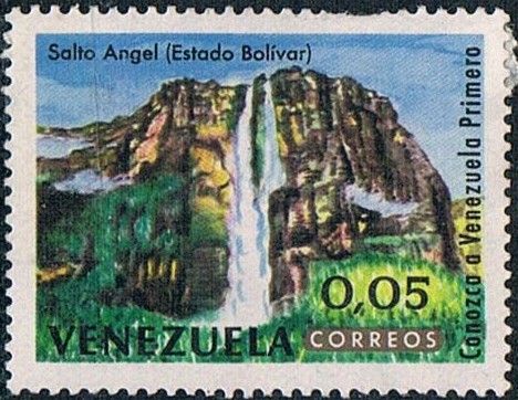 PAISAJES. SALTO DEL ANGEL (BOLIVAR) Y&T Nº 702