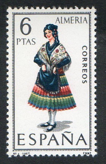 1770- Trajes típicos españoles. Almeria.