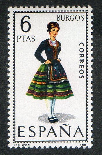 1775- Trajes típicos españoles. Burgos.
