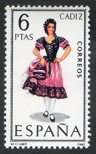 1777- Trajes típicos españoles. Cádiz.