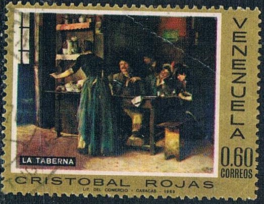 CUADROS DE CRISTOBAL ROJAS. LA TABERNA. Y&T Nº 785