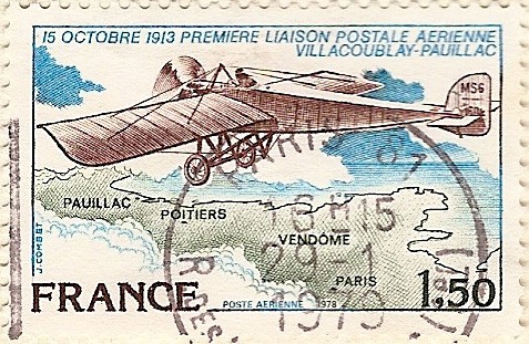 Premiere Liasion postale aerienne