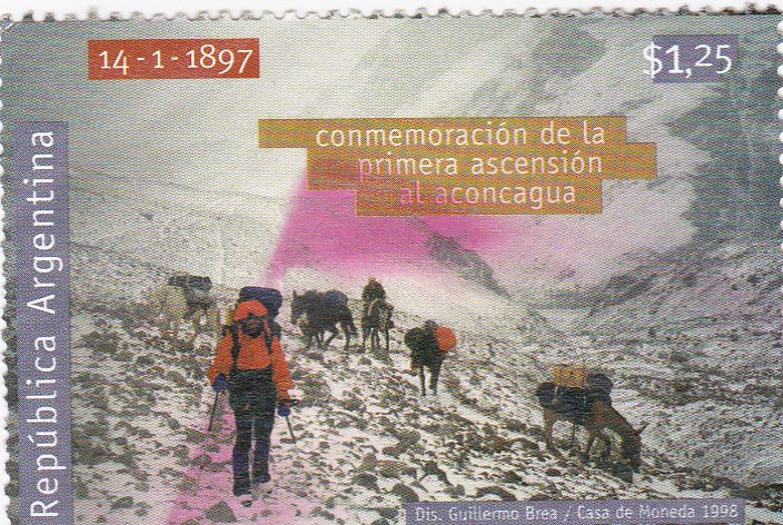 conmemoración de la primera ascensión al Aconcagua