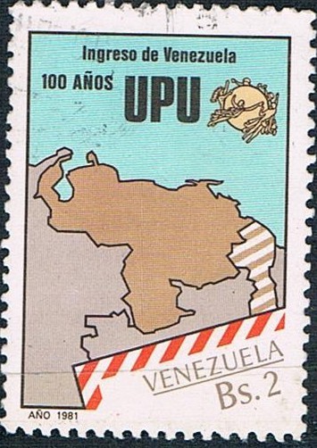 CENT. DEL INGRESO DE VENEZUELA EN LA U.P.U. Y&T Nº 1090