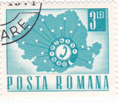 mapa de Rumanía,comunicaciones