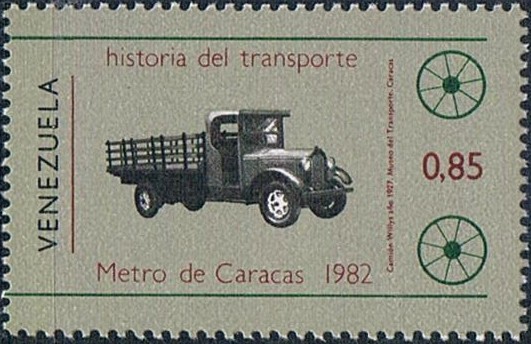HISTORIA DEL TRANSPORTE II. CAMIÓN WILLYS DE 1927. Y&T Nº 1126